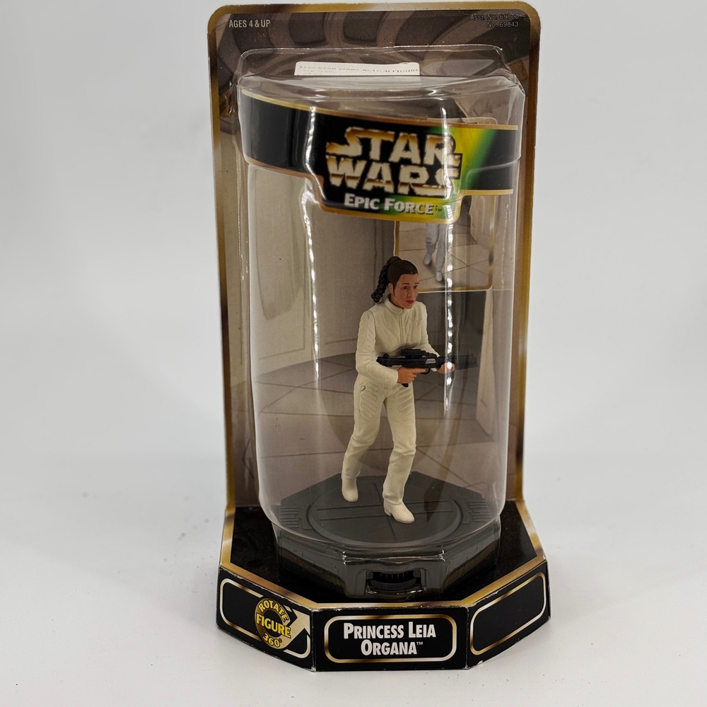 Kenner Star Wars Epic Force Princess Leia Organa 6"  1998 White Bespin Gown‎